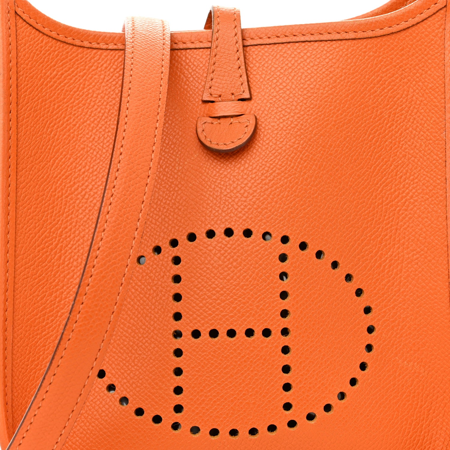 Hermes Epsom Evelyne TPM Orange 7 of 10