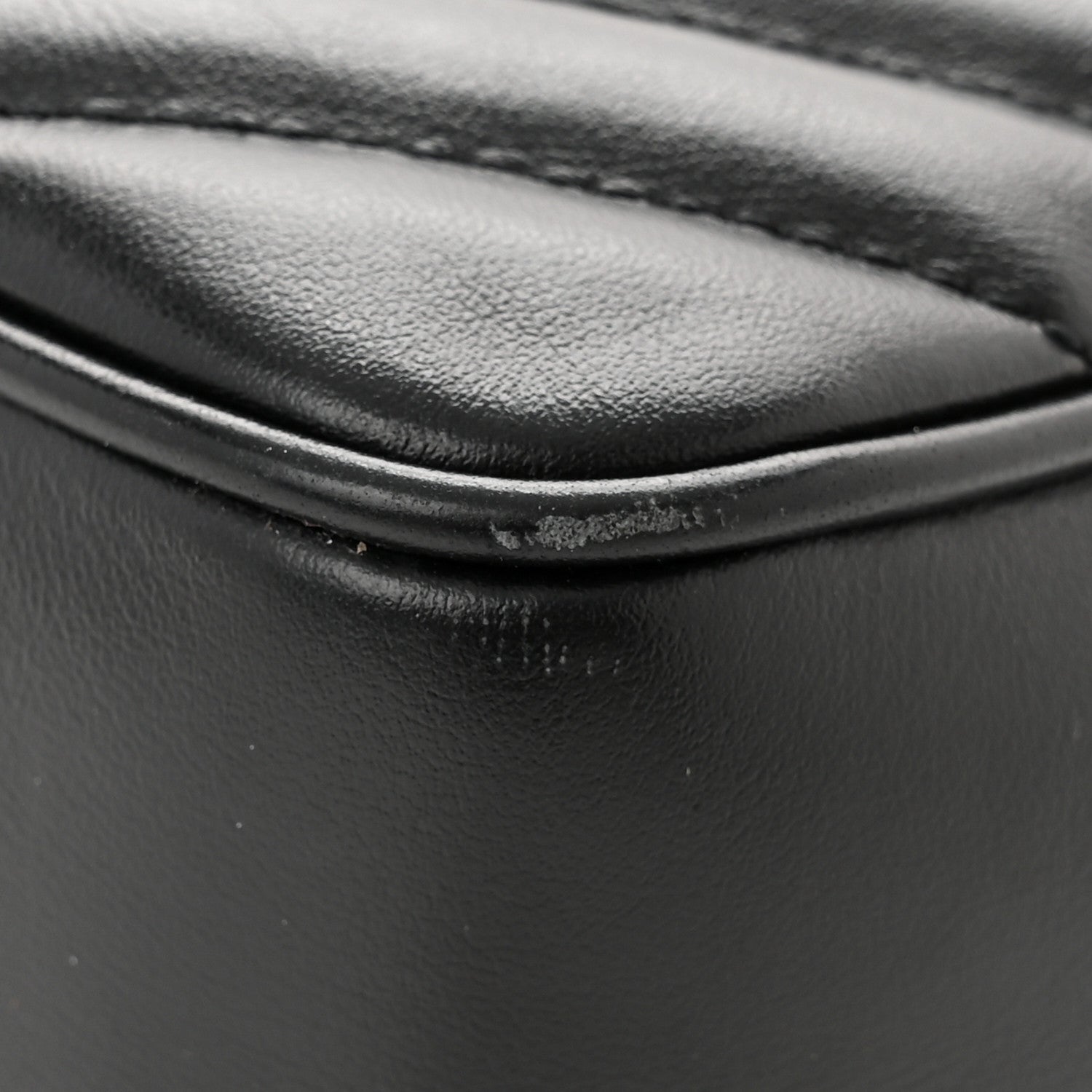 Saint Laurent Calfskin Matelasse Monogram Lou Camera Bag Black 11 of 11