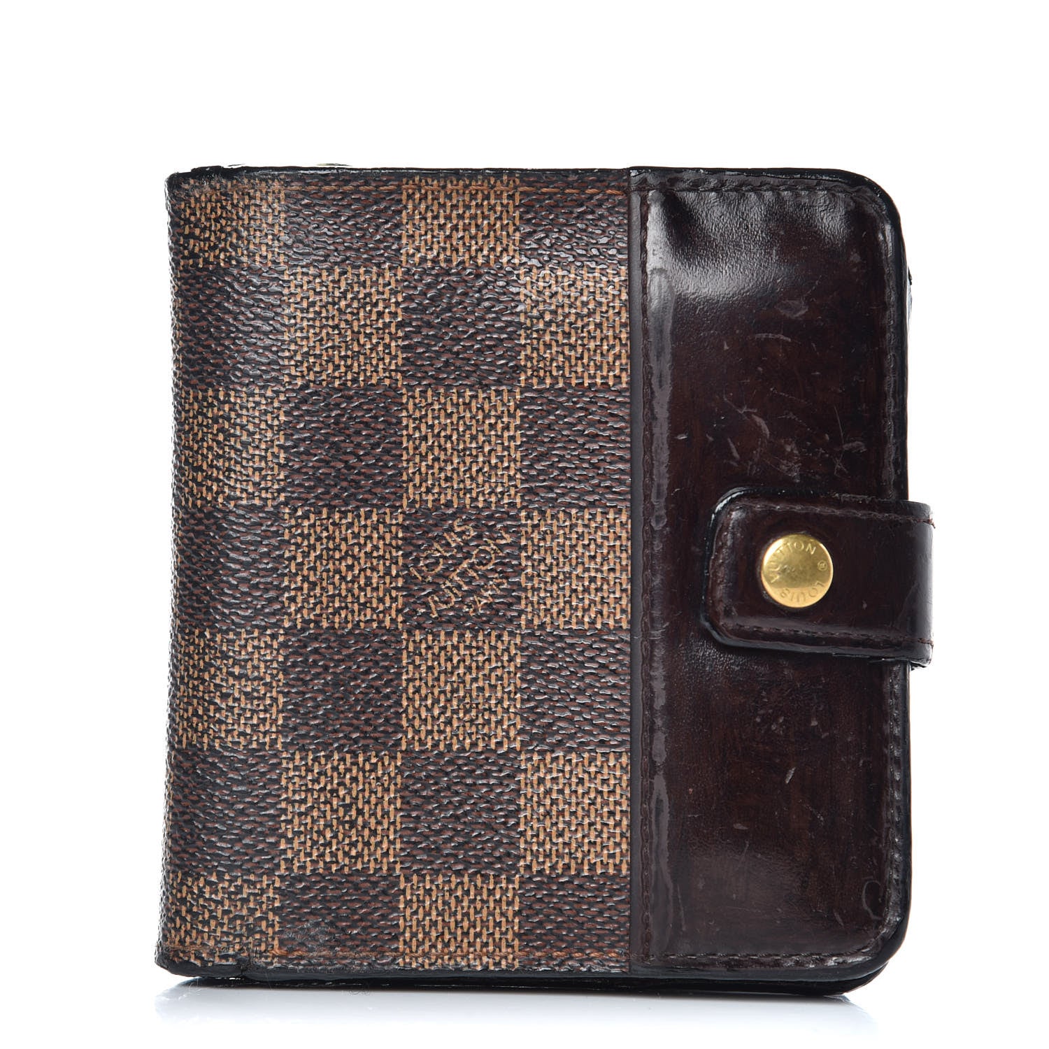 Louis Vuitton Damier Ebene Zippe Zipped Compact Wallet 1 of 12