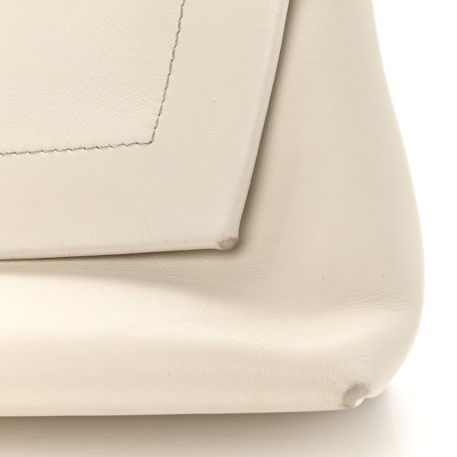 Tom Ford Calfskin Mini Label Shoulder Bag White 13 of 15