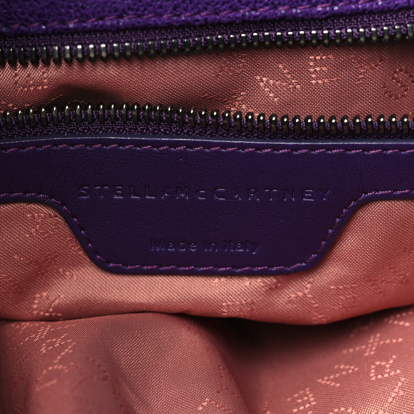 Shaggy Deer Mini Falabella Fold Over Tote Bright Purple