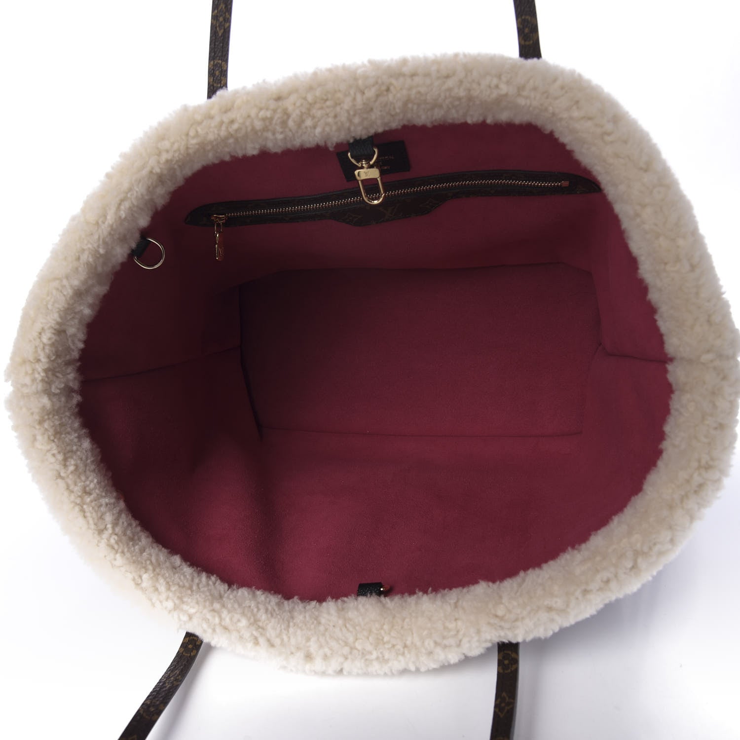 Louis Vuitton Calfskin Monogram Teddy Neverfull MM Black 5 of 9