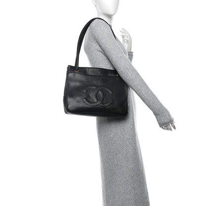 Chanel Caviar CC Tote Black 2 of 13