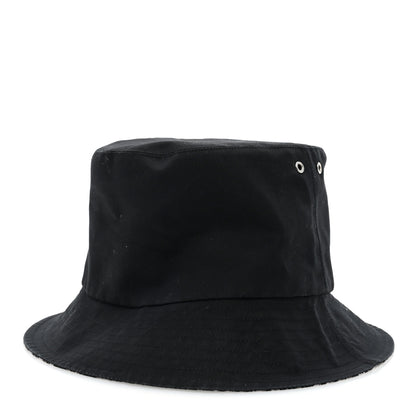 Christian Dior Polyester Cotton Oblique Reversible Teddy-D Brim Bucket Hat 567 Black 2 of 10