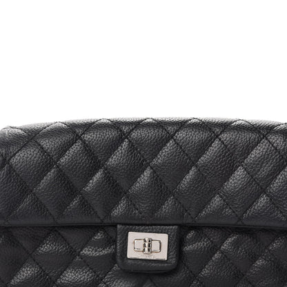 Chanel Grained Calfskin Quilted 2.55 Reissue Flap Belt Bag Clutch Black 13 of 13