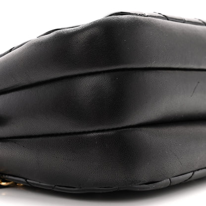 Chanel Patent Quilted Crown CC Double Zip Bag Black 10 of 12