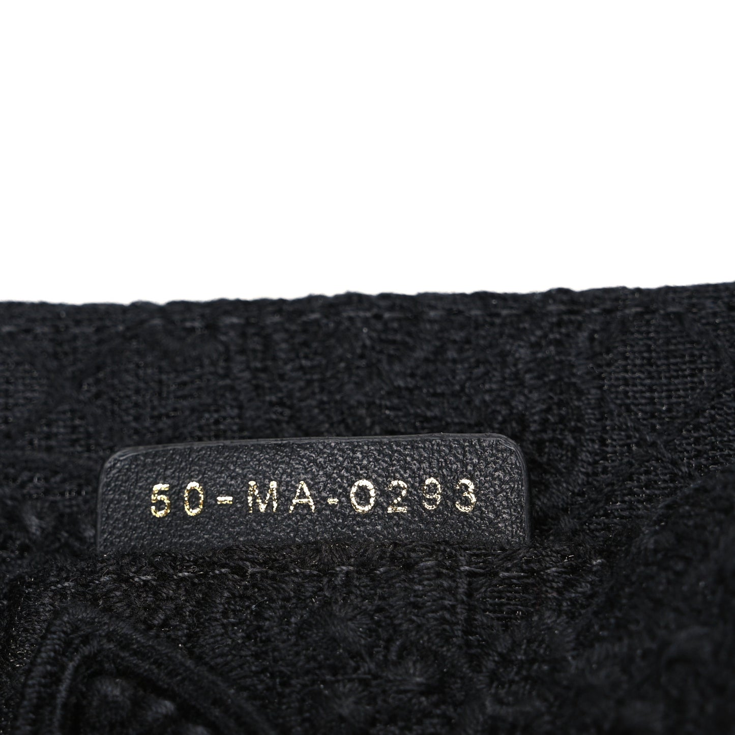 Embroidered 3D Macrame D-Lace Butterfly Medium Book Tote Black