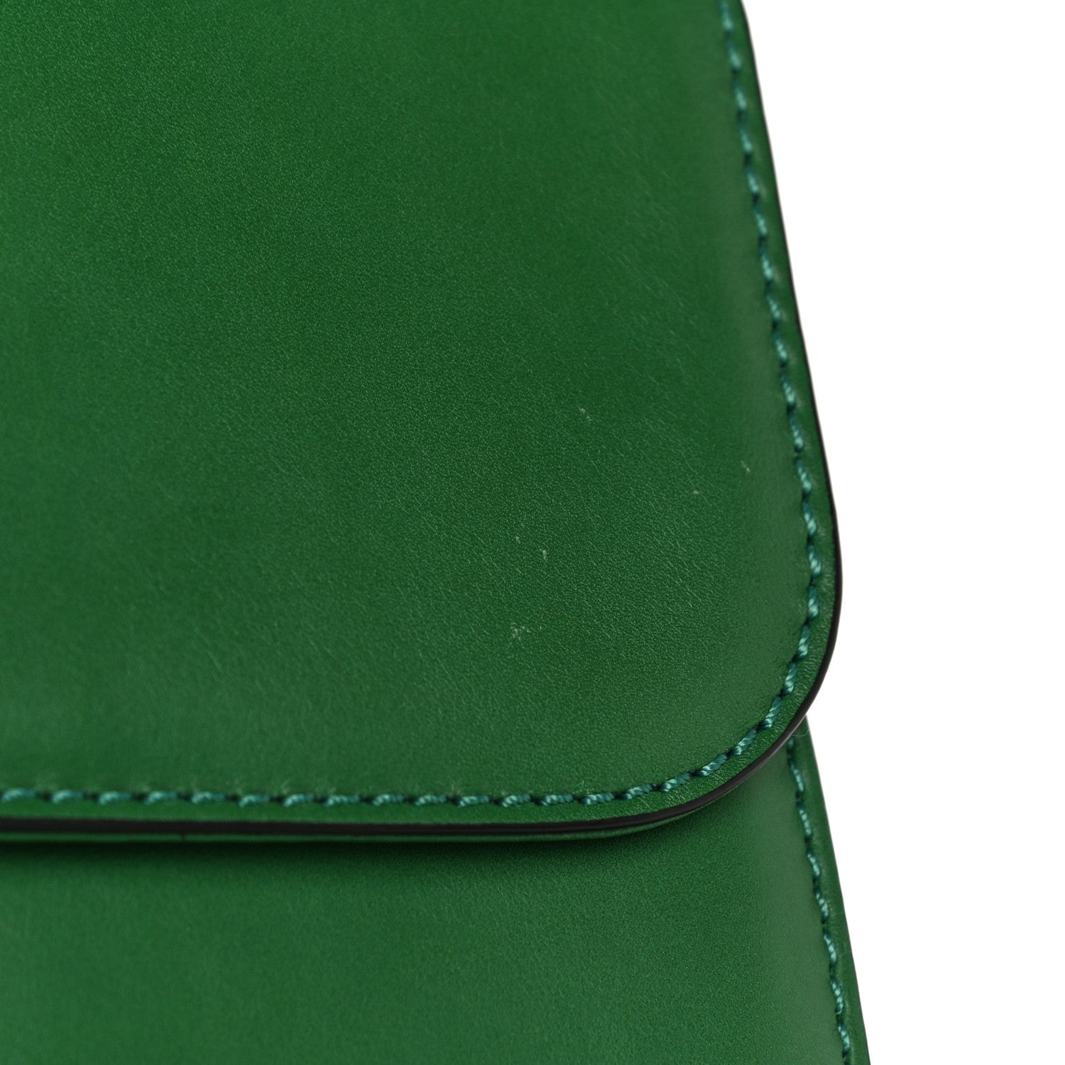 Valentino Garavani Vitello Medium Glam Lock Rockstud Flap Pop Green 14 of 14