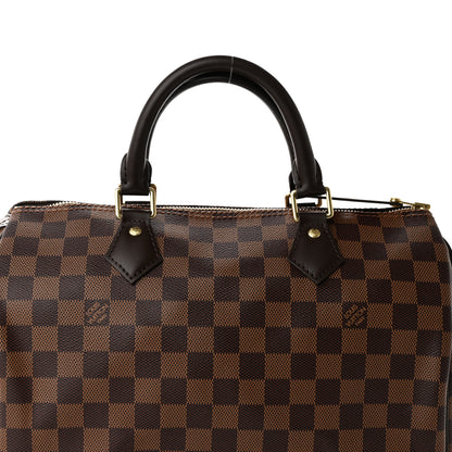 Louis Vuitton Damier Ebene Speedy 30 8 of 12