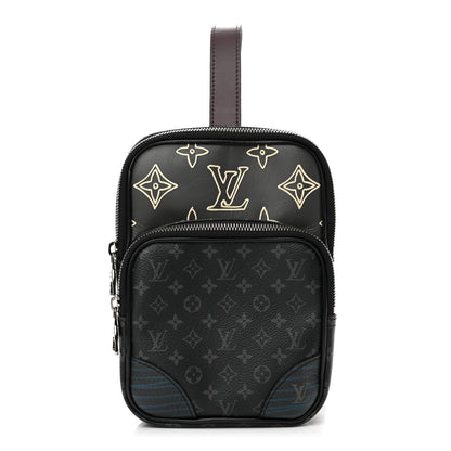 Louis Vuitton Monogram Eclipse Patchwork Amazone Sling Bag 1 of 11