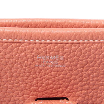 Hermes Taurillon Clemence Evelyne III PM Crevette 7 of 9