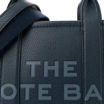 Marc Jacobs Grained Calfskin Small The Tote Bag Blue Sea 8 of 11