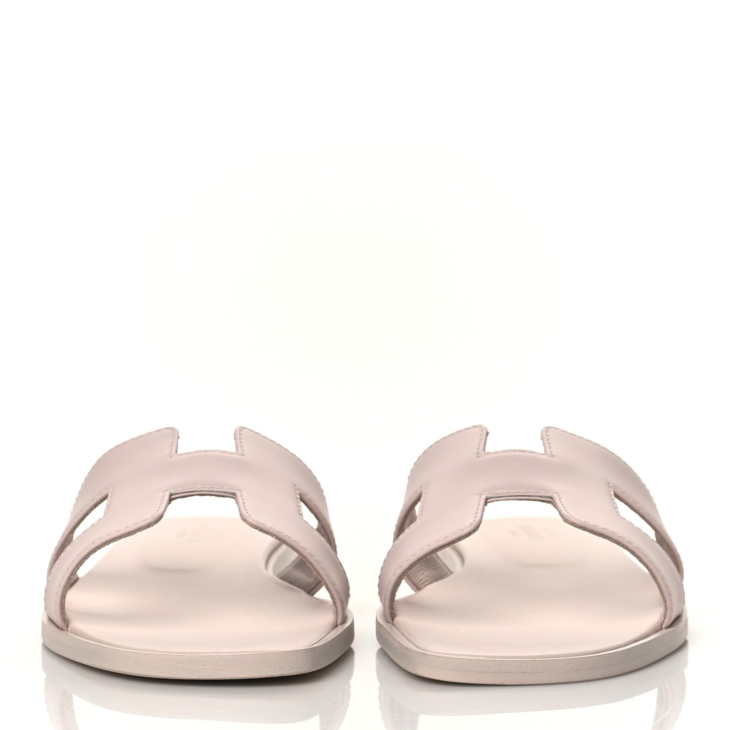 Box Calfskin Oran Sandals 36.5 Rose Pale