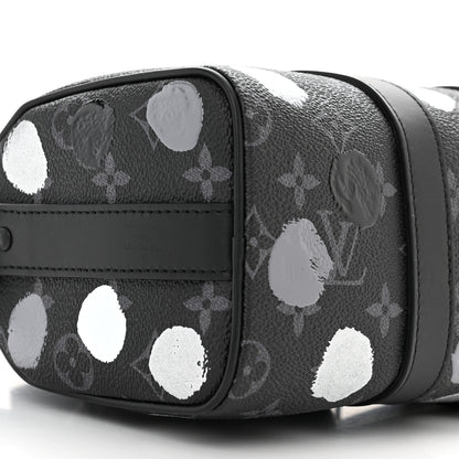 Louis Vuitton LV X YK Monogram Eclipse Keepall Bandouliere 25 Black Silver 8 of 9