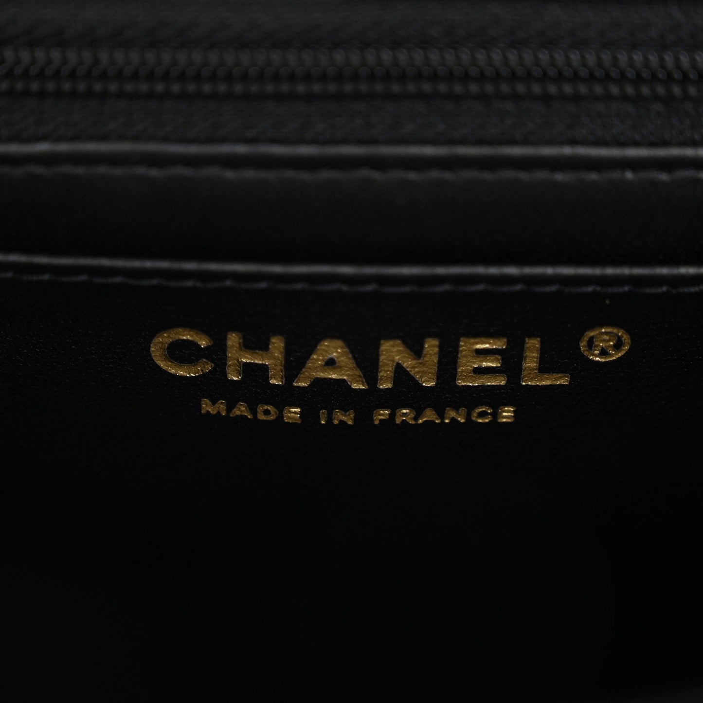 Lambskin Quilted Mini Top Handle Rectangular Flap Black
