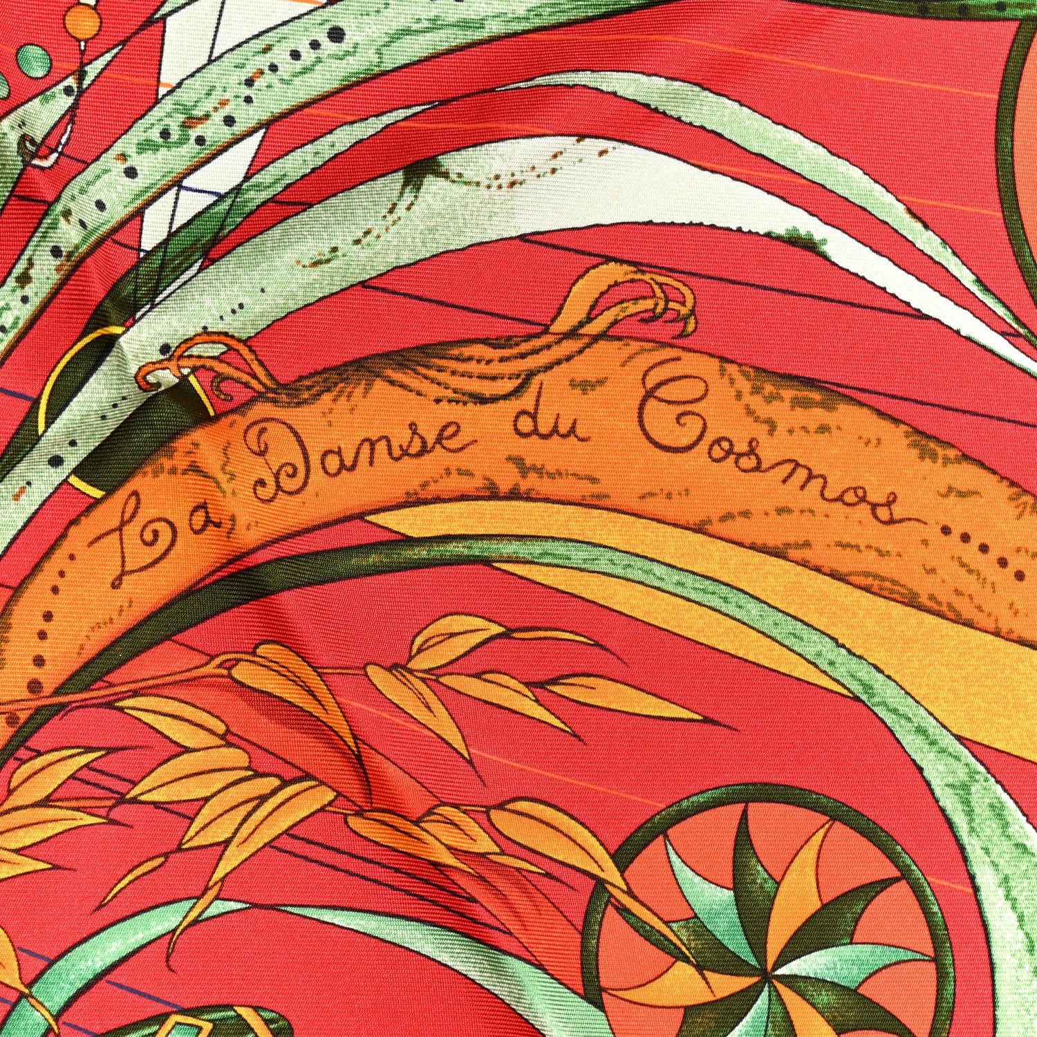 Hermes Silk La Danse Du Cosmos Scarf 90 5 of 5