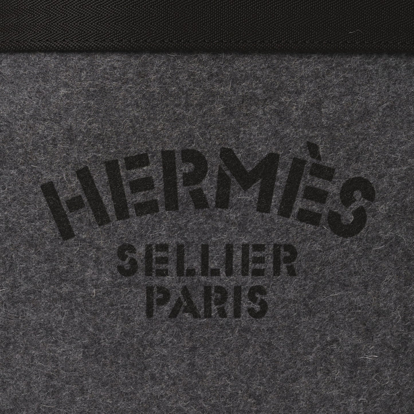 Felt Sac De Pansage Groom Bag Acier