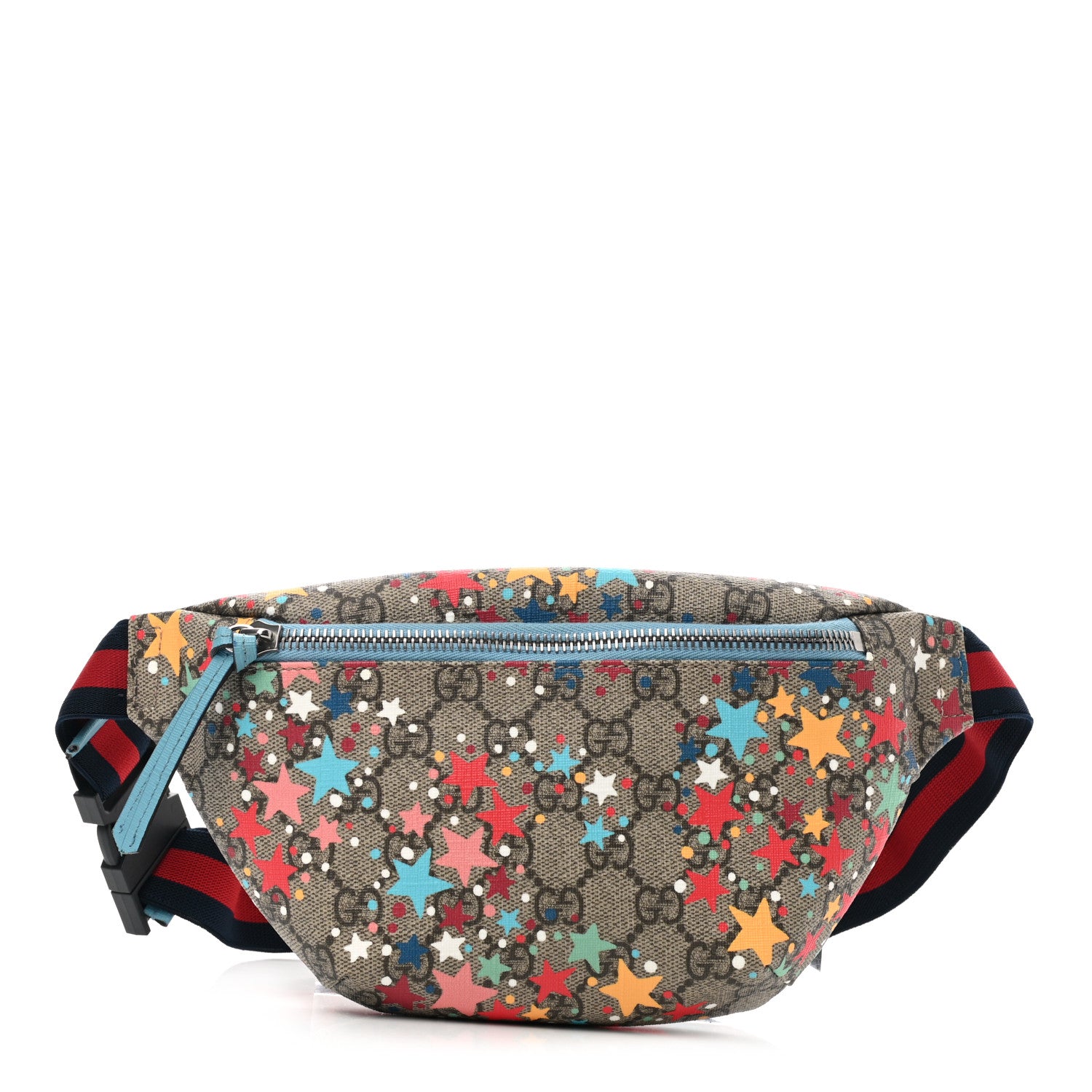 Gucci GG Supreme Monogram Web Childrens Star Print Belt Bag Multicolor 1 of 13