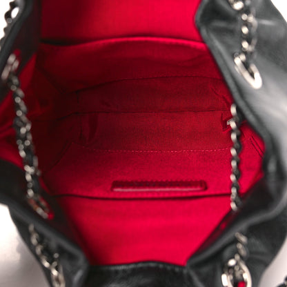 Chanel Calfskin Quilted Small Gabrielle Bucket Black 5 of 10