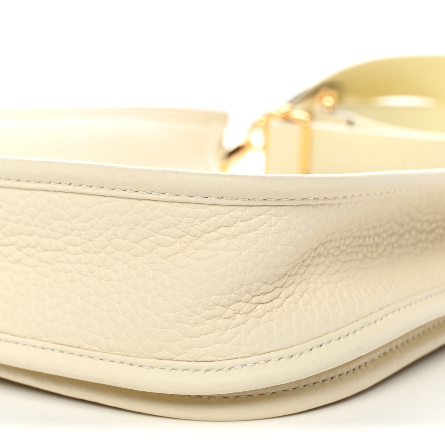 Hermes Taurillon Clemence Evelyne 23 Poche III Cream 10 of 11