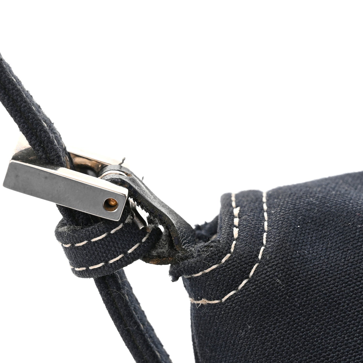 Fendi Denim Baguette Blue 18 of 19