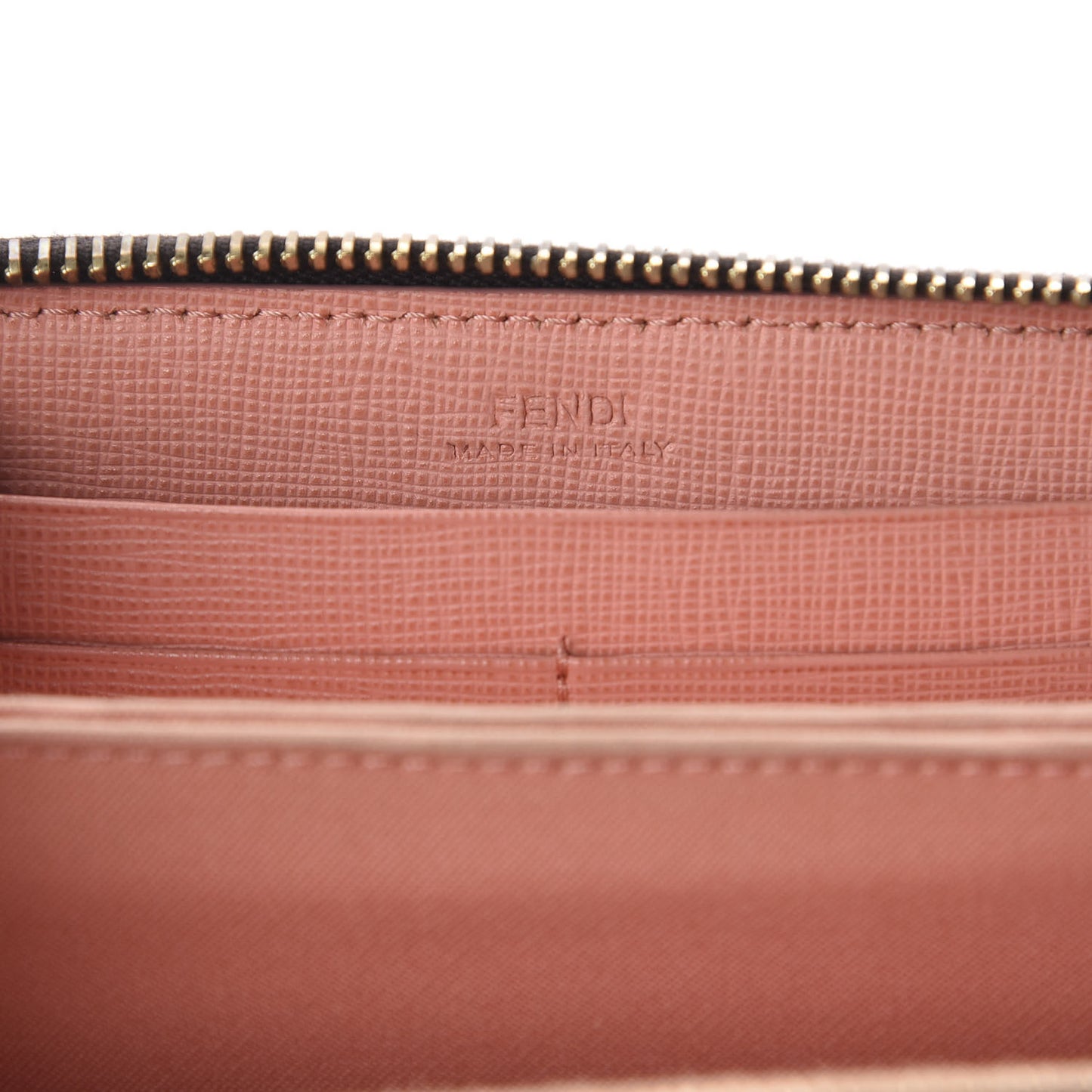 Zucca Spalmati Saint Bamboline Zip Around Wallet Tobacco