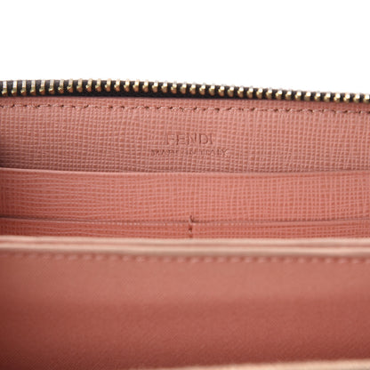 Fendi Zucca Spalmati Saint Bamboline Zip Around Wallet Tobacco 5 of 5