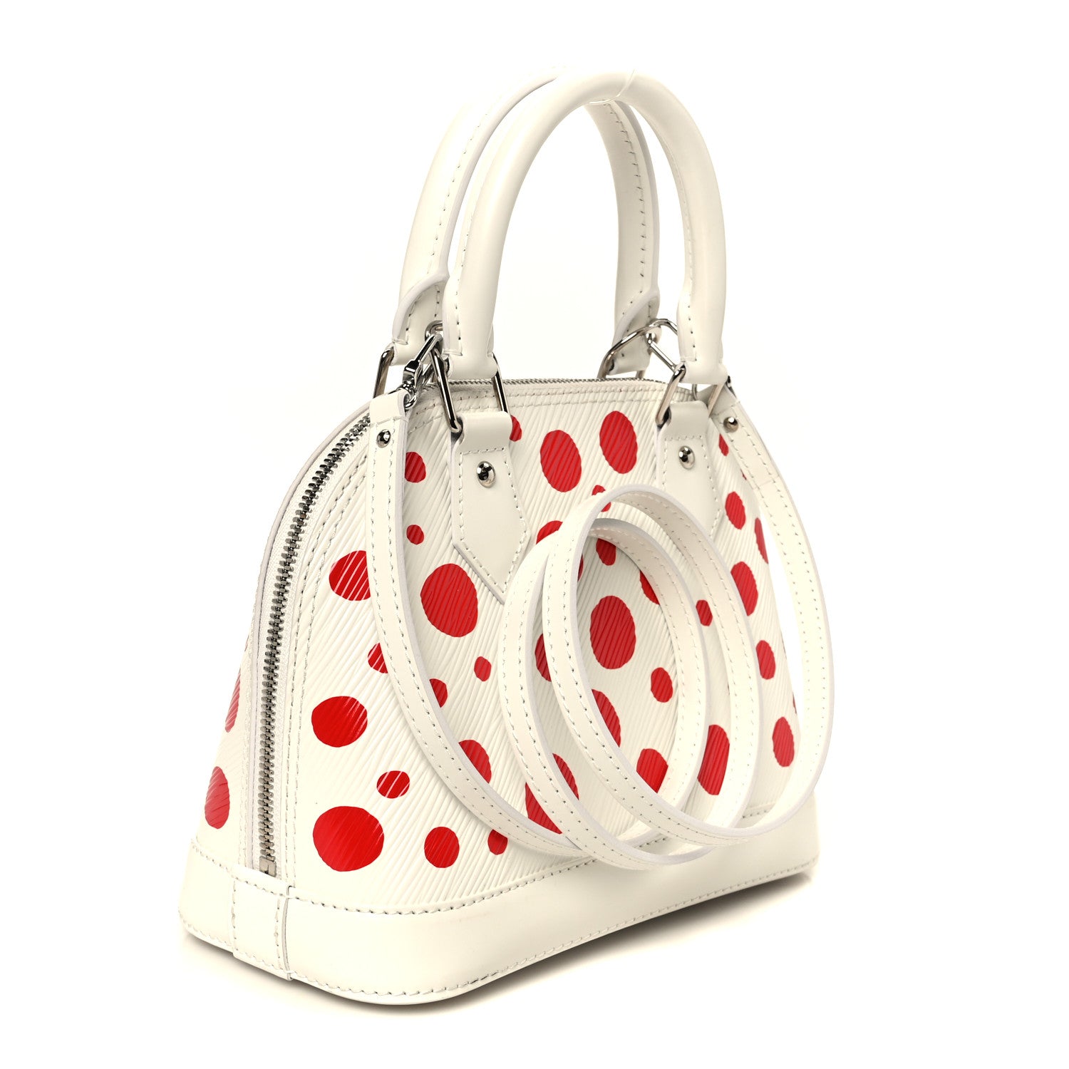 Louis Vuitton LV X YK Epi Alma BB White 3 of 12