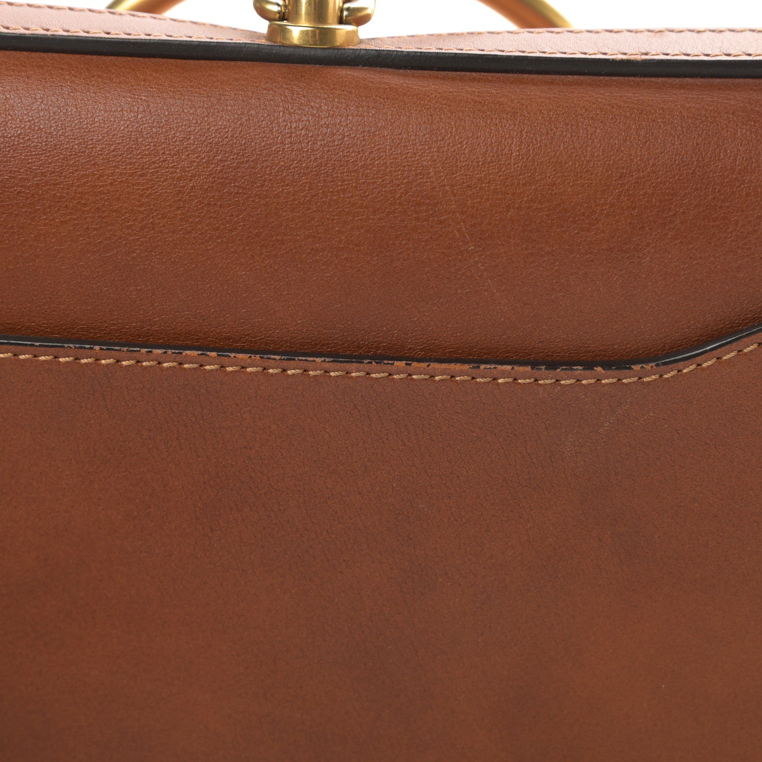 Chloe Calfskin Suede Medium Nile Bracelet Bag Caramel 15 of 15