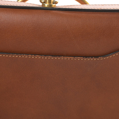 Chloe Calfskin Suede Medium Nile Bracelet Bag Caramel 15 of 15