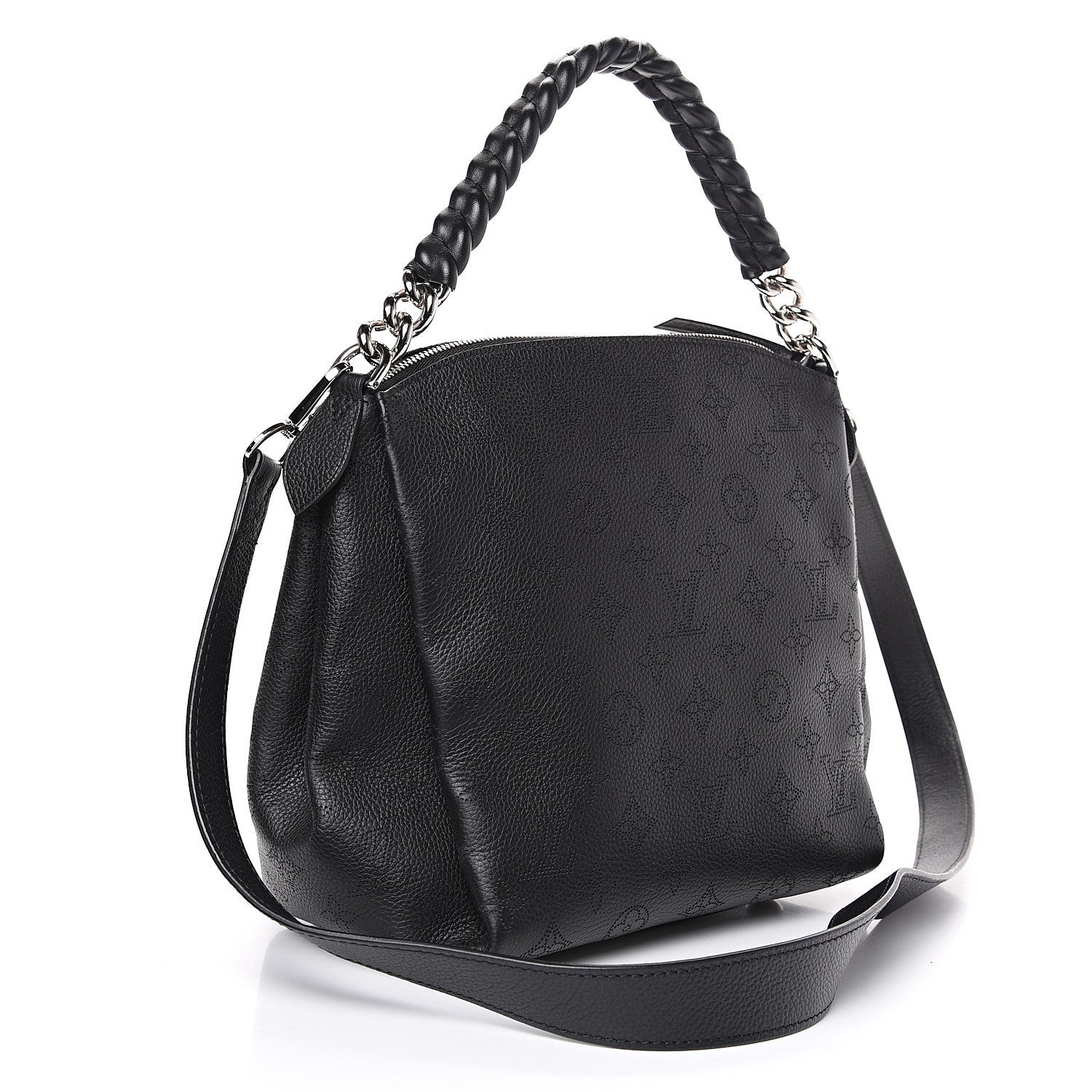 Louis Vuitton Mahina Babylone Chain BB Black 2 of 8