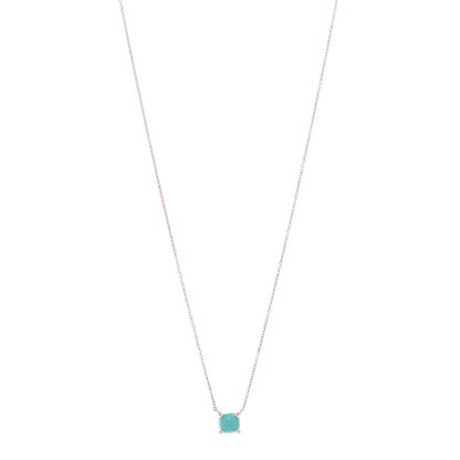 Tiffany Sterling Silver Amazonite Paloma Picasso Sugar Stacks Necklace 1 of 4