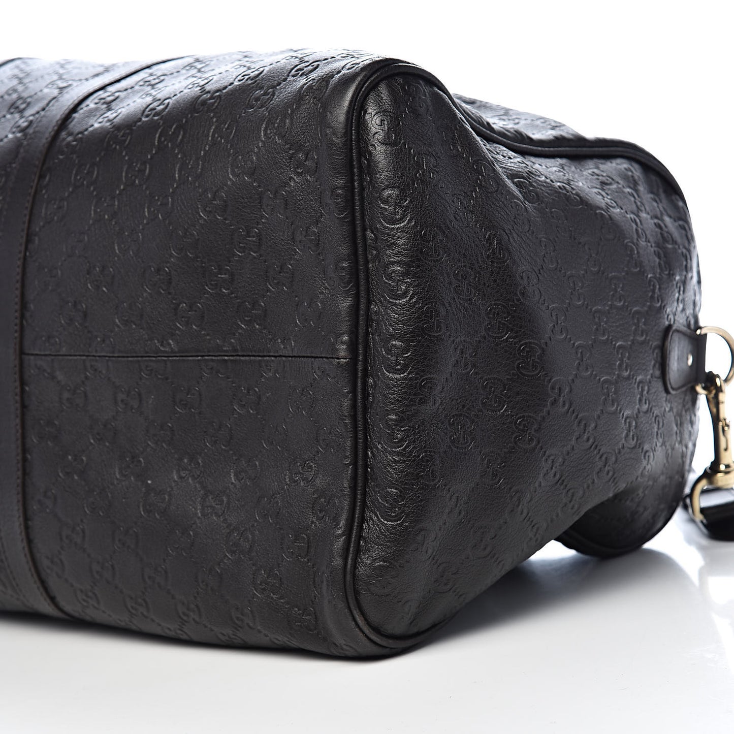 Guccissima Large Carry On Duffle Chocolate