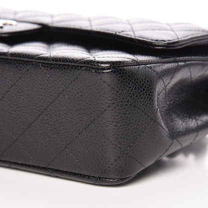 Chanel Caviar Quilted Medium Double Flap Black 9 of 10
