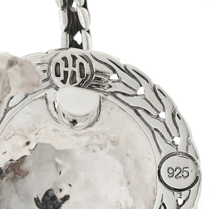 John Hardy Sterling Silver Classic Chain Hammered Disc Drop Earrings 4 of 4