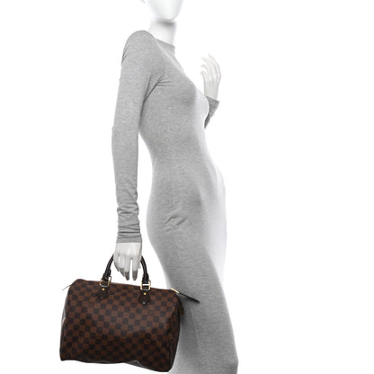 Louis Vuitton Damier Ebene Speedy 30 2 of 14