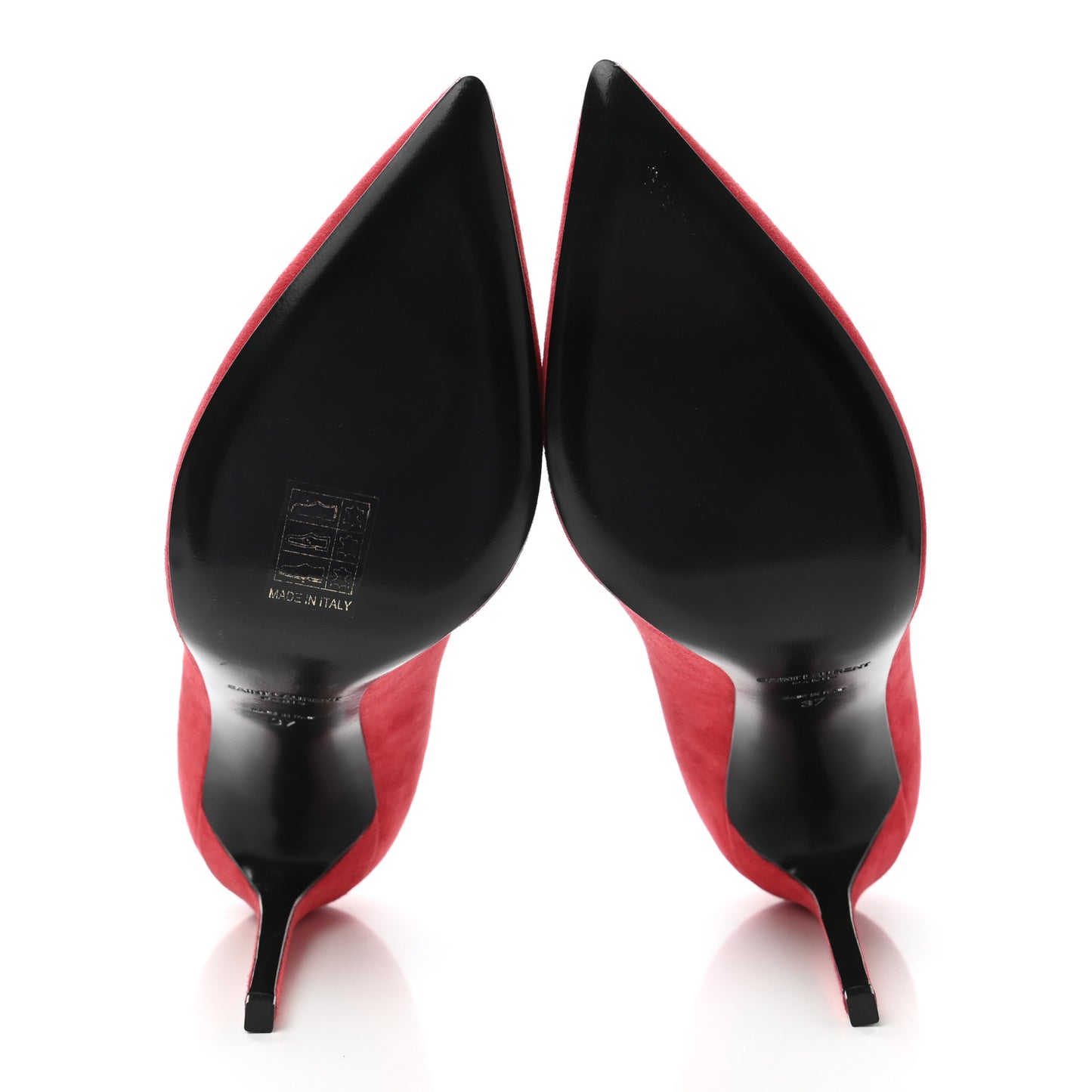 Kid Scamosciato Classic Paris 105 Skinny Pumps 37 New Red