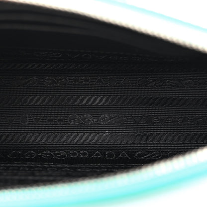 Prada Saffiano Vernice Chain Crossbody Bag Assenzio 5 of 11