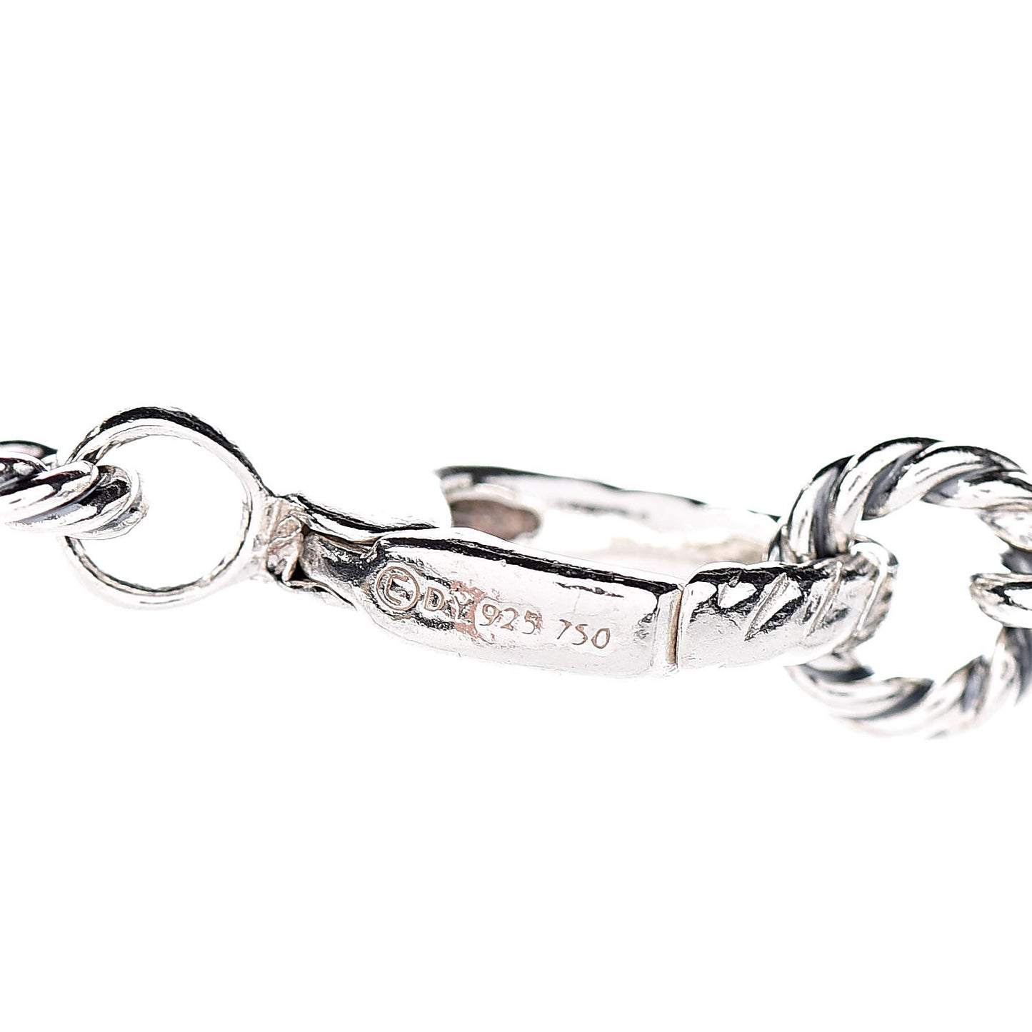 Sterling Silver 18K Yellow Gold Mobile Link Necklace