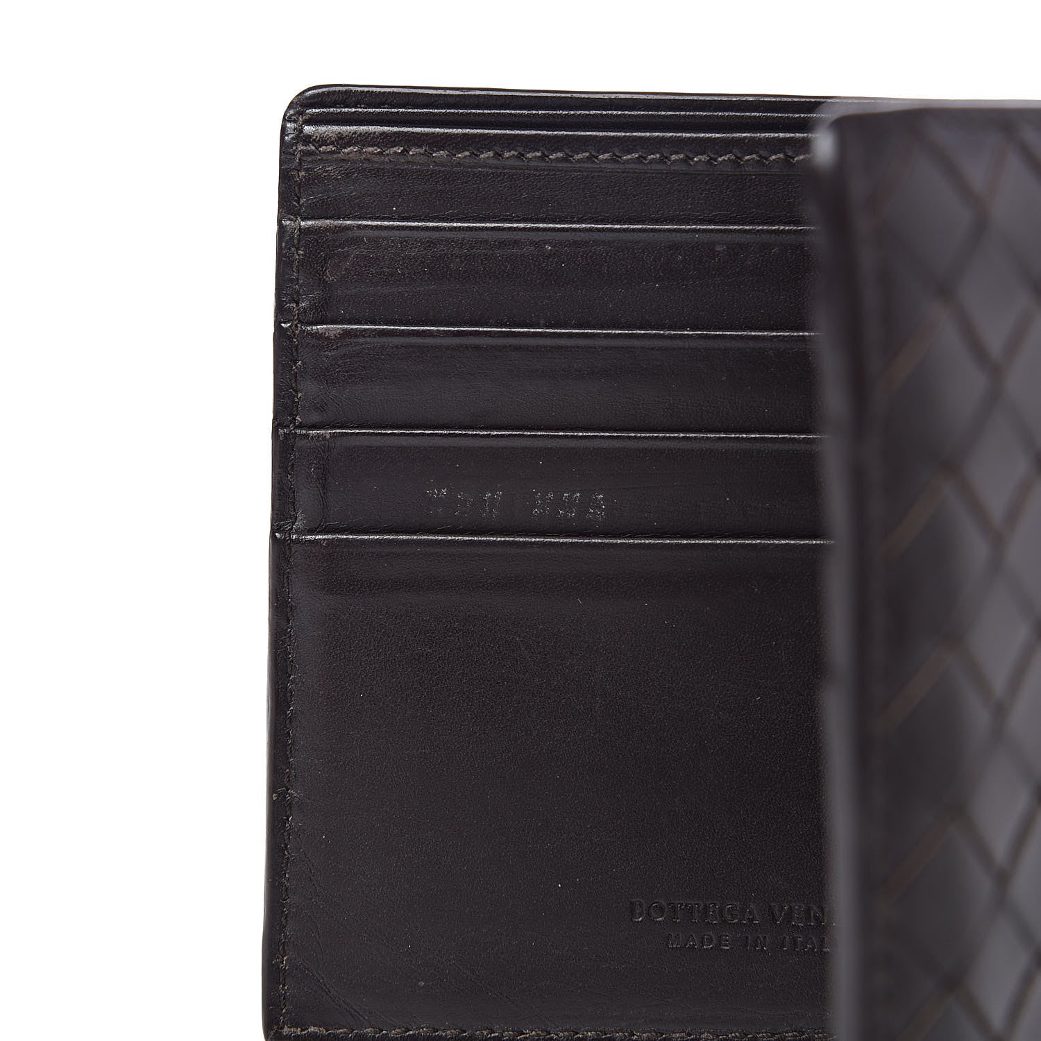 Bottega Veneta Nappa Intrecciato Bi-Fold Wallet Ebano 8 of 10