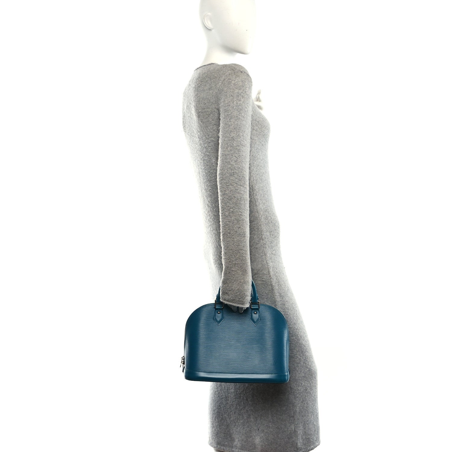 Louis Vuitton Epi Alma PM Cyan 2 of 10