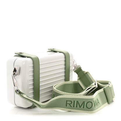 Rimowa Gloss Polycarbonate Personal Cross-Body Bag White Green White Green 3 of 9