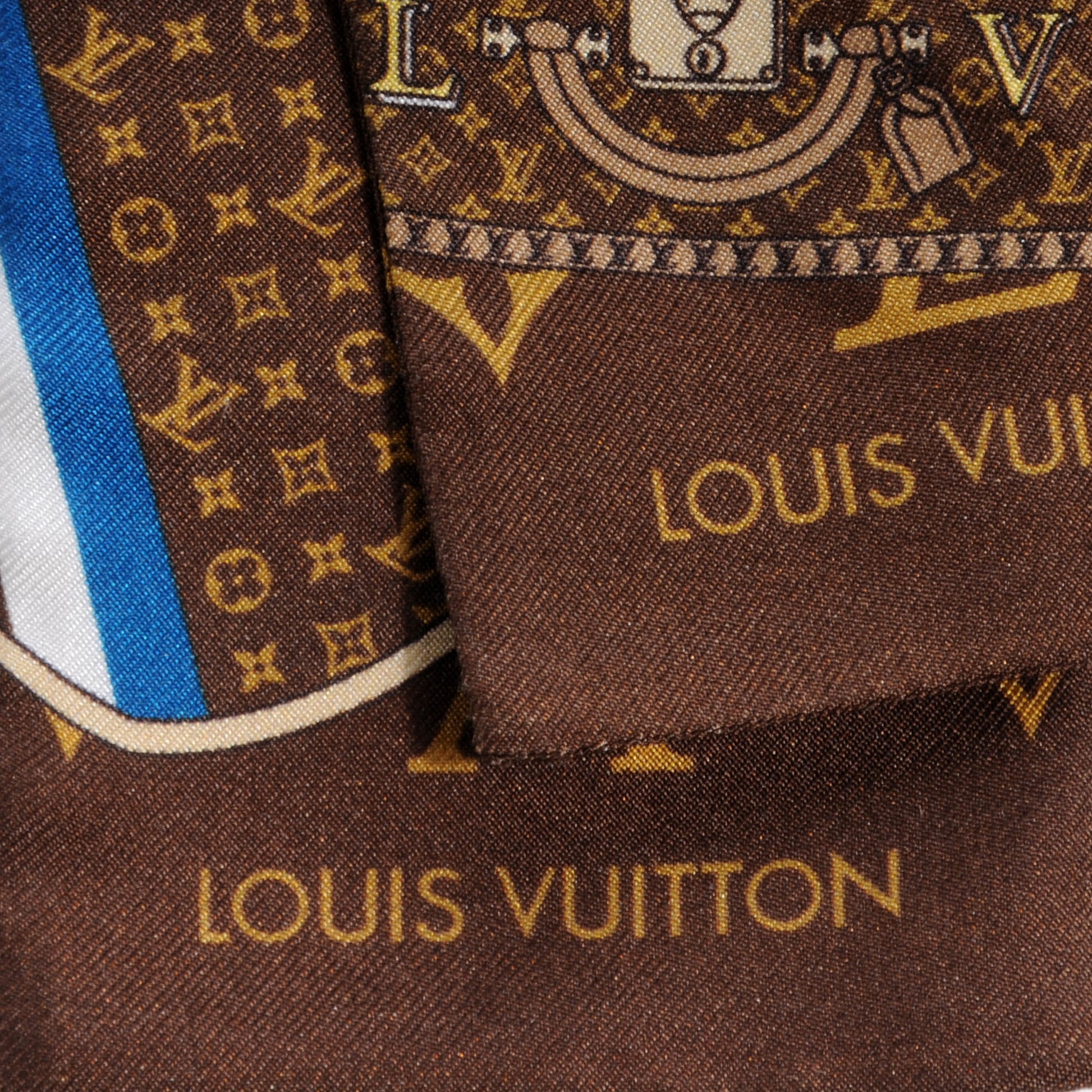 Louis Vuitton Silk Monogram Trunks Bandeau 4 of 5