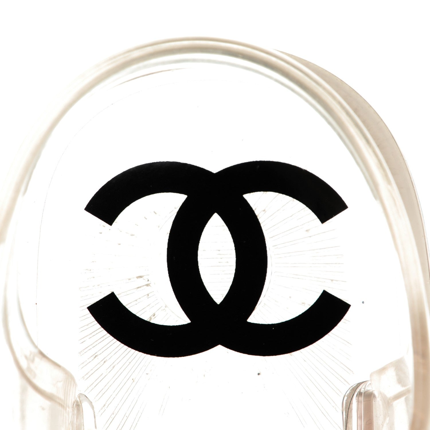 Chanel Jelly Crystal CC Thong Sandals 40 Clear 7 of 7