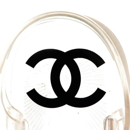 Chanel Jelly Crystal CC Thong Sandals 40 Clear 7 of 7