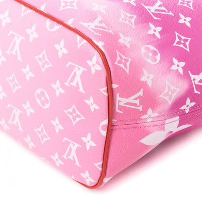 Louis Vuitton Monogram Escale Neverfull MM Rouge 4 of 8