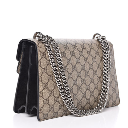 Gucci GG Supreme Monogram Small Dionysus Shoulder Bag Black 3 of 15