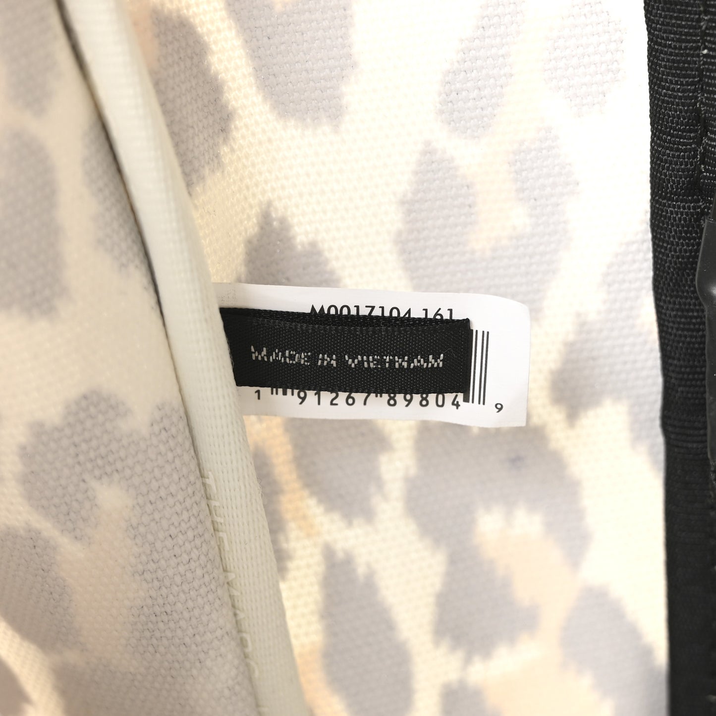 Cotton Canvas Leopard Print Large The Traveler Tote Bag