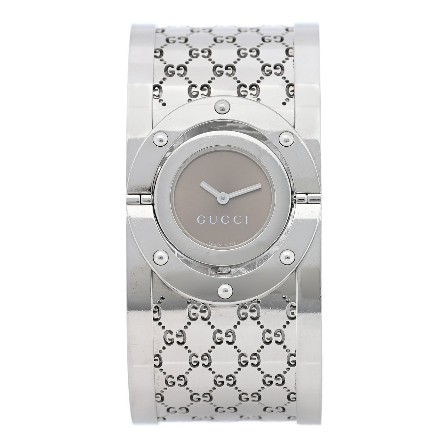 Stainless Steel 33mm Twirl Quartz Watch Brown