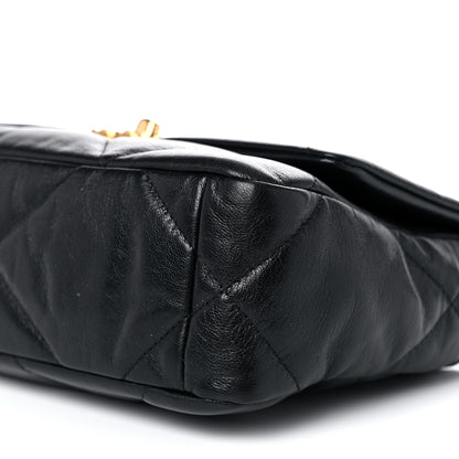 Chanel Goatskin Quilted Medium Chanel 19 Flap Black 12 of 13